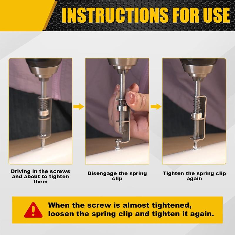 Woodworking Finishing - Wear-Resistant Spring Screw Support Tip Universal