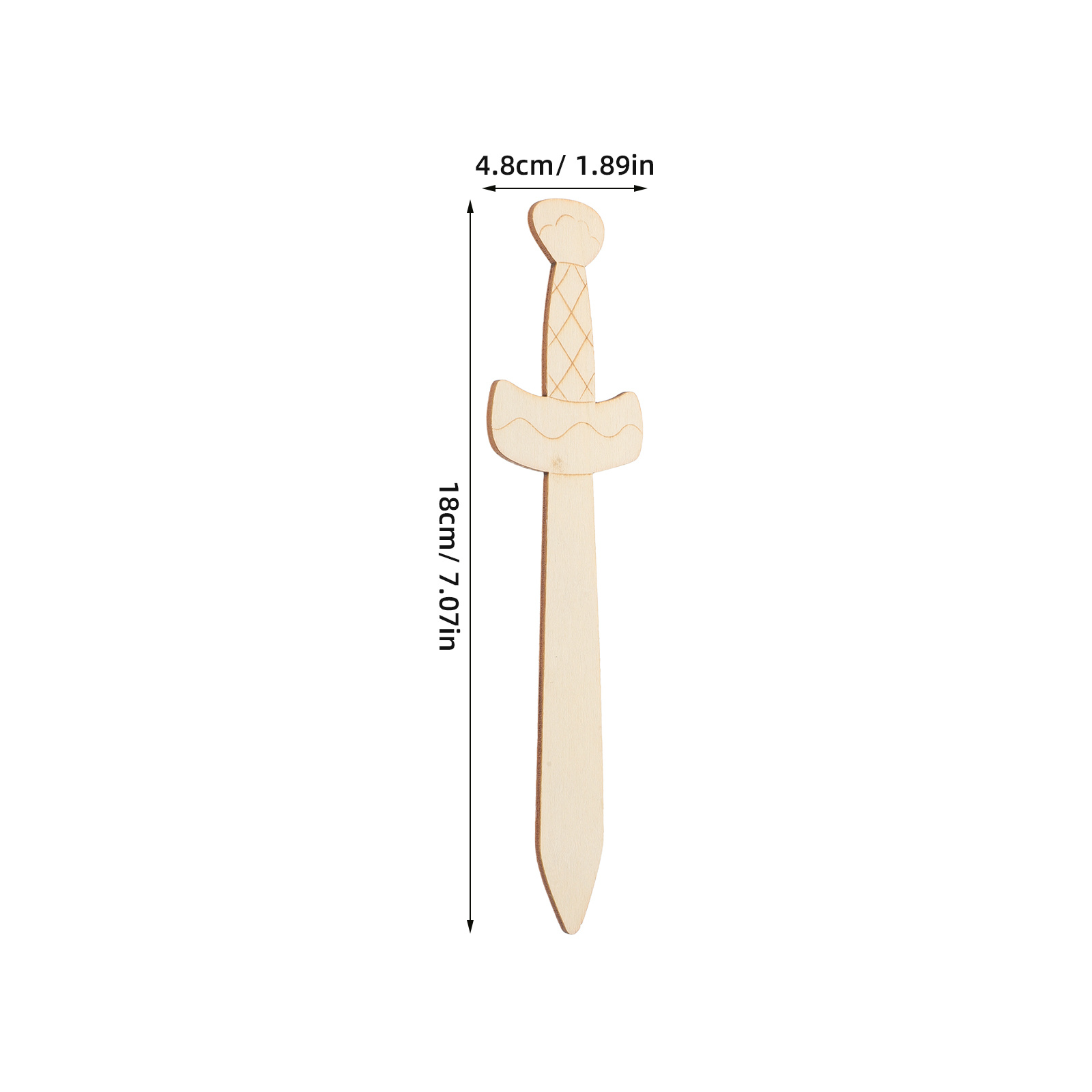 20Pcs Unfinished Wooden Swords – Woodworking Hobbies Bewertung und Preis