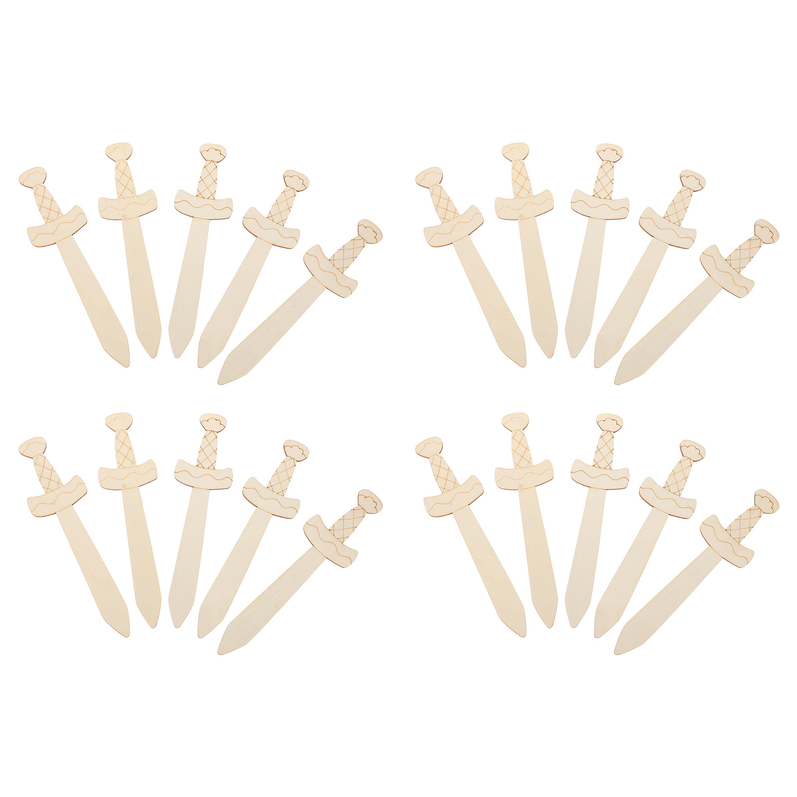 20Pcs Unfinished Wooden Swords – Woodworking Hobbies Bewertung und Preis