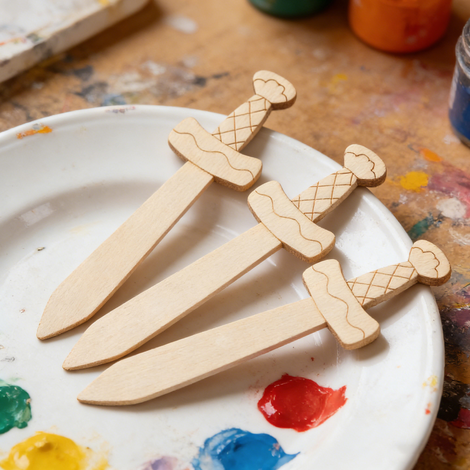 20Pcs Unfinished Wooden Swords – Woodworking Hobbies Bewertung und Preis