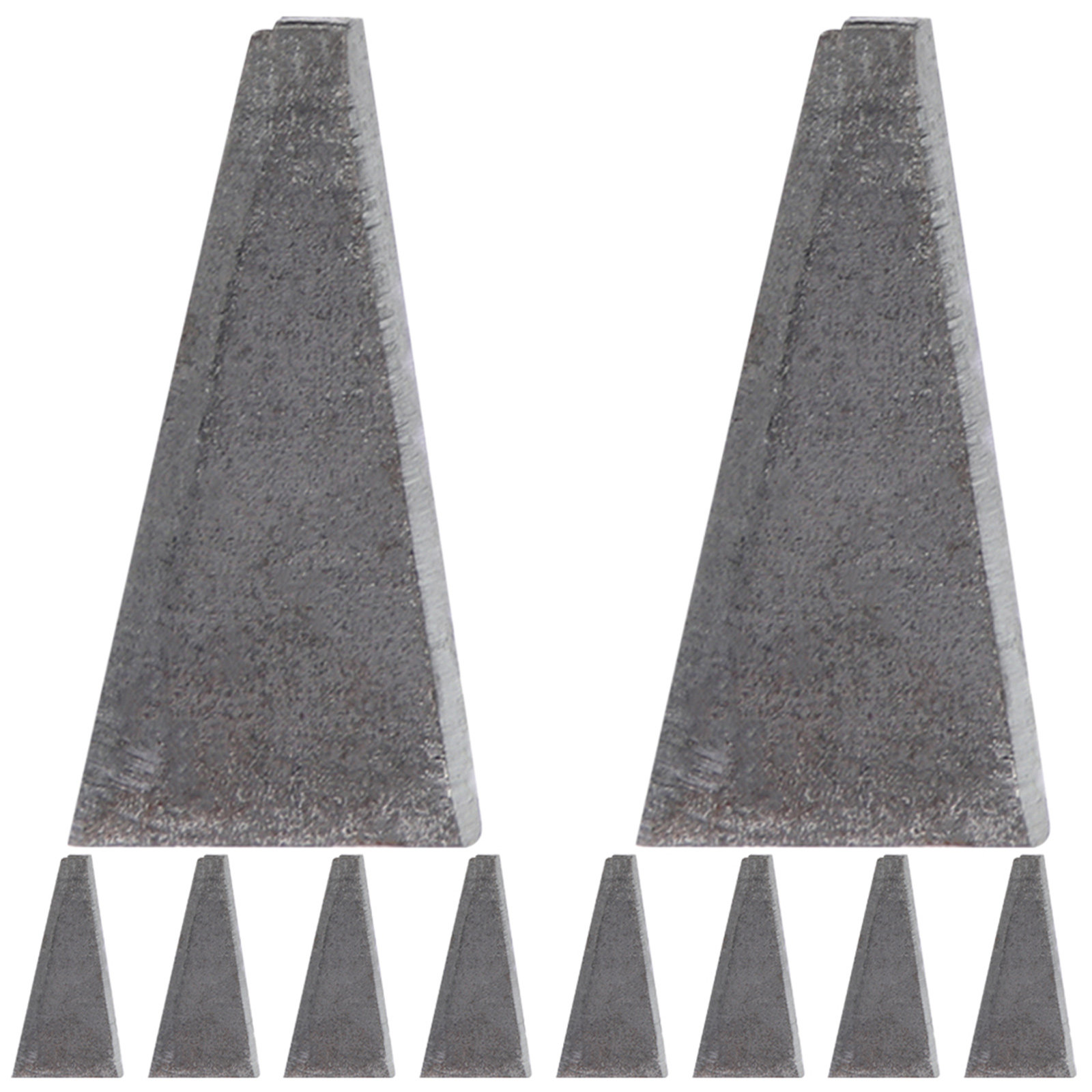10pcs Axe Wedge Triangular Ham – Wooden Mallet Carving Bewertung und Preis