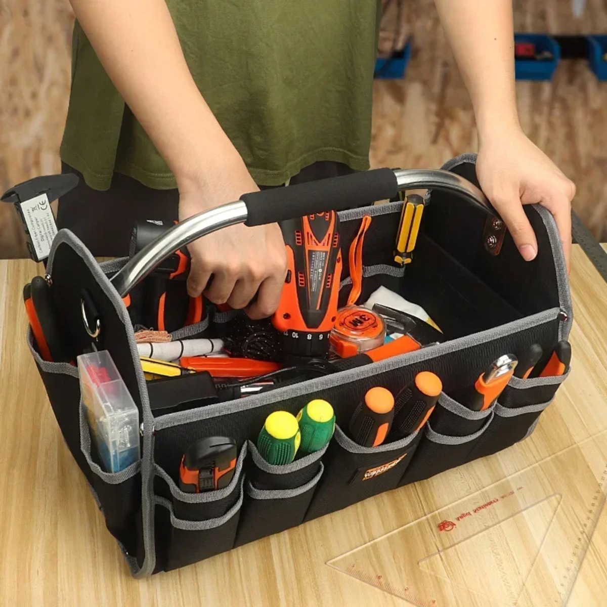 1680D Oxford Cloth Tool Bag Ir – Woodworking Youtube Bewertung und Preis