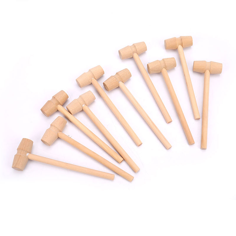 10 Pieces Mini Unique Kitchen  – Wooden Mallet Carving Bewertung und Preis