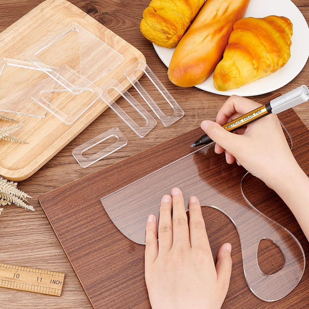 7Pcs Charcuterie Template Acry – Woodworking Cutting Tools Bewertung und Preis