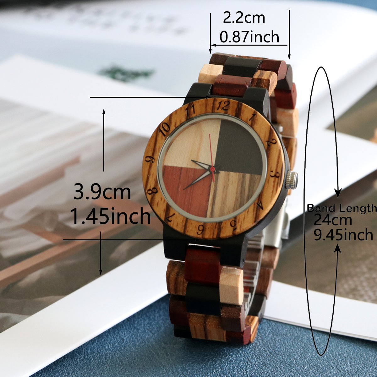 Women's Wooden Quartz Wristwat – Woodworking Women Bewertung und Preis