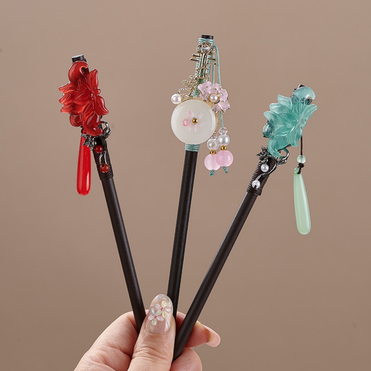Vintage Flower Hairpin For Wom – Woodworking Women Bewertung und Preis