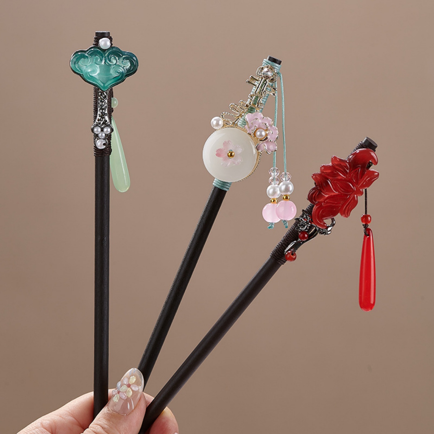 Vintage Flower Hairpin For Wom – Woodworking Women Bewertung und Preis