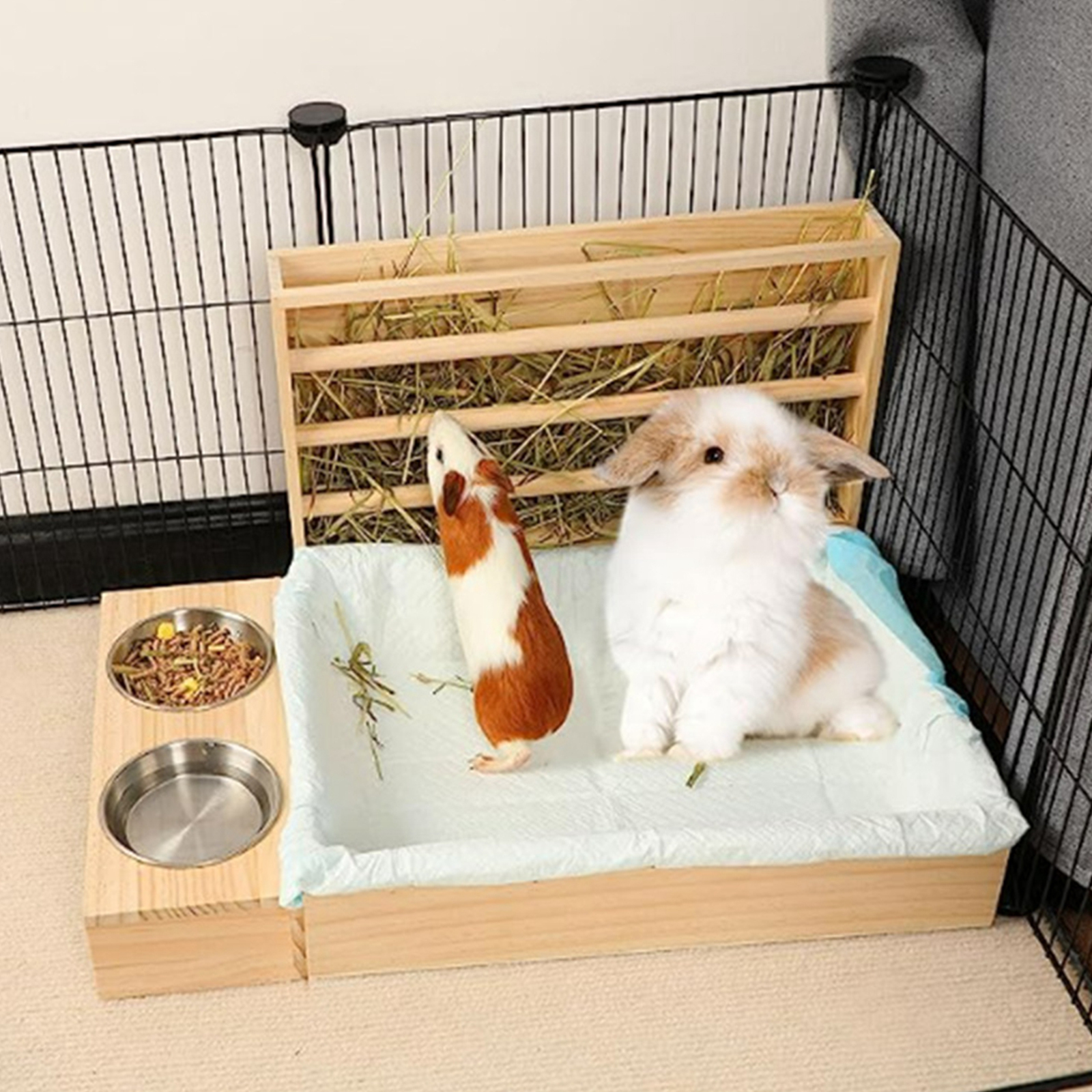 Wooden Rabbit Hay Feeder with  – Woodworking Rabbet Bewertung und Preis