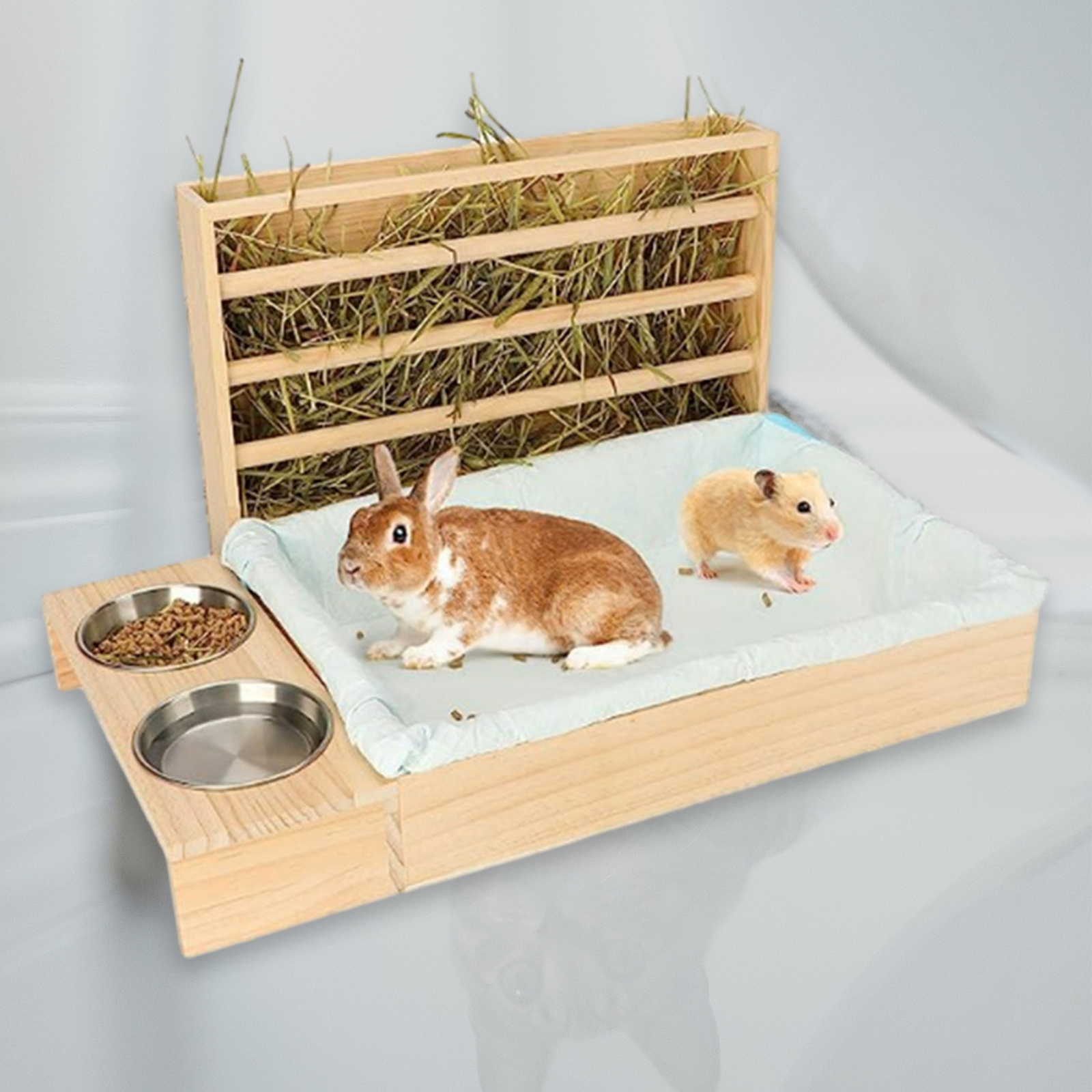 Wooden Rabbit Hay Feeder with  – Woodworking Rabbet Bewertung und Preis