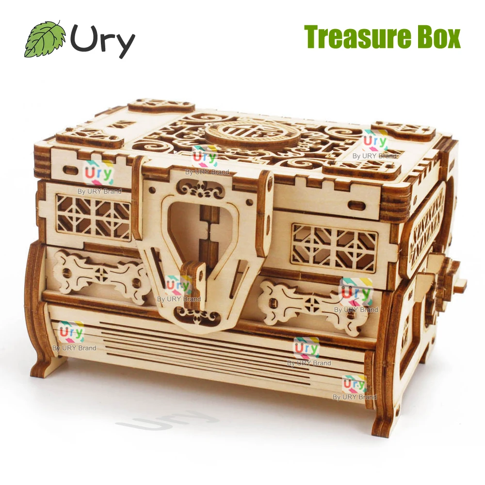 URY 3D Wooden Puzzle Mini Anti – Woodworking Women Bewertung und Preis