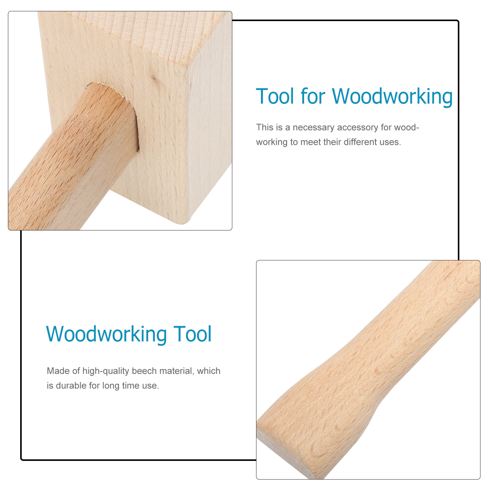 Beech Carpenter Hammer Sturdy  – Wooden Mallet Carving Bewertung und Preis