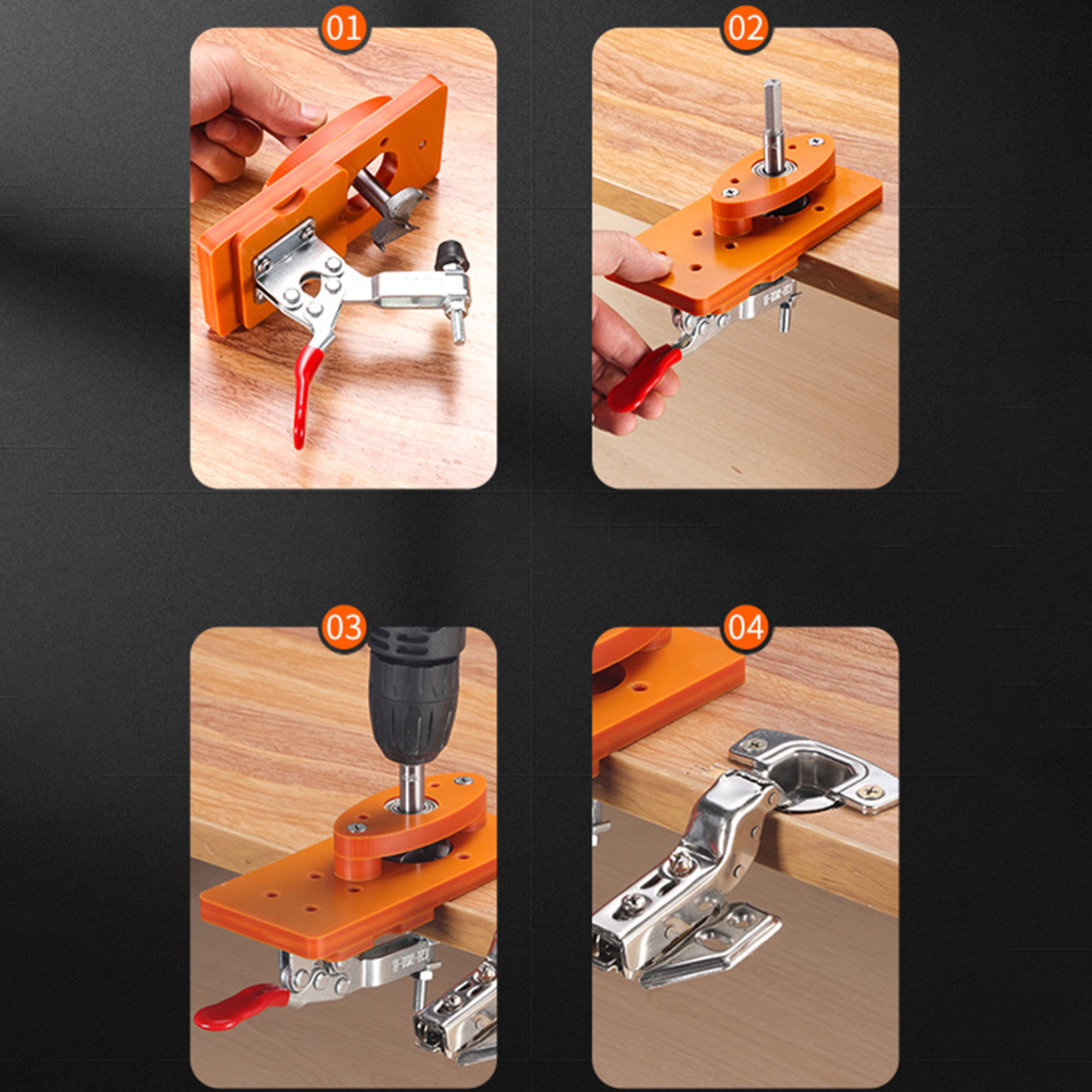35mm Hinge Drilling Jig Long-L – Woodworking Class Bewertung und Preis