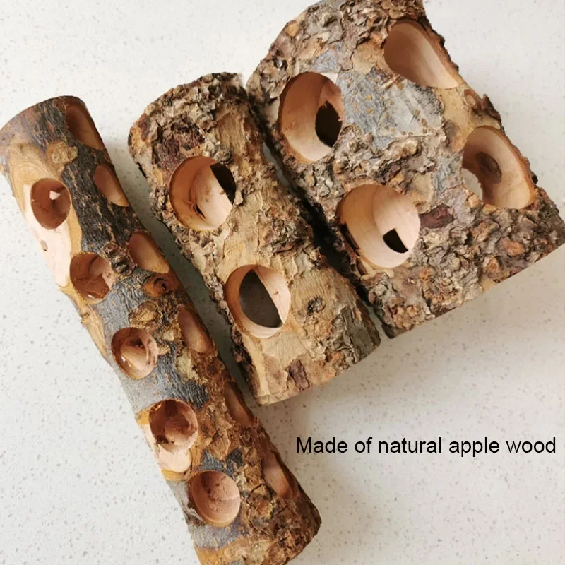 Pet Hamster Toy Natural Apple  – Woodworking Rabbet Bewertung und Preis