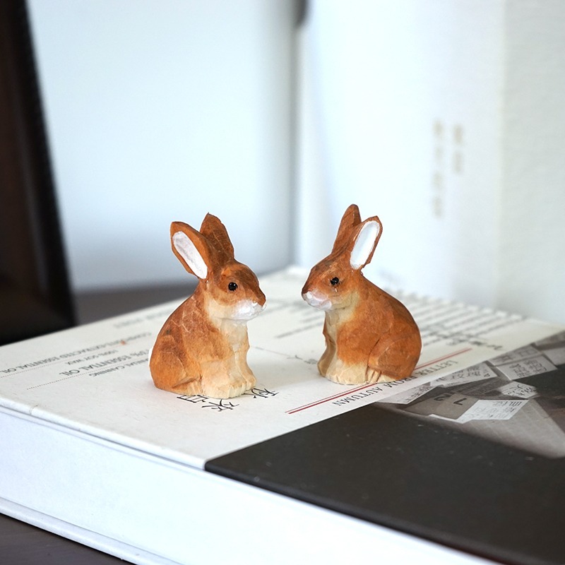 1PC Seated Bunny Hand Carved W – Woodworking Rabbet Bewertung und Preis