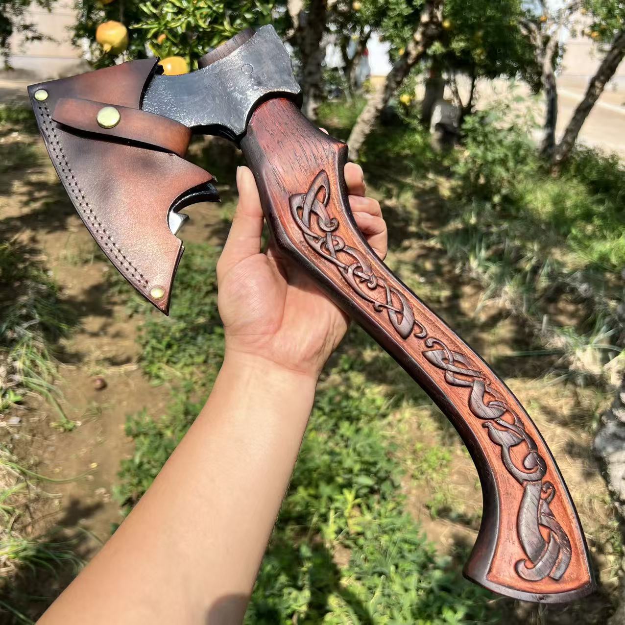 High-quality Carved Nordic Mul – Woodworking Hatchet Bewertung und Preis