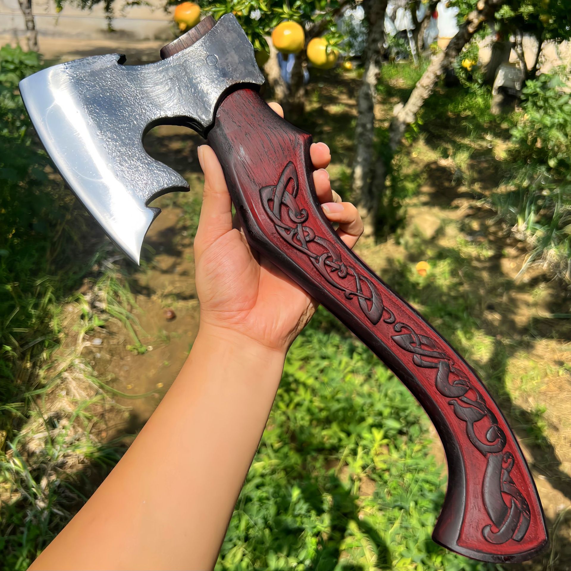 High-quality Carved Nordic Mul – Woodworking Hatchet Bewertung und Preis