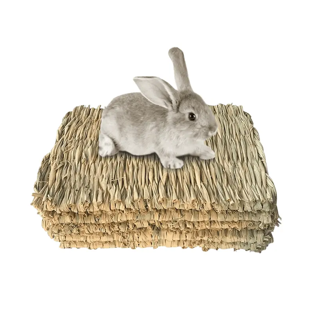 Natural grass woven rabbit gra – Woodworking Rabbet Bewertung und Preis