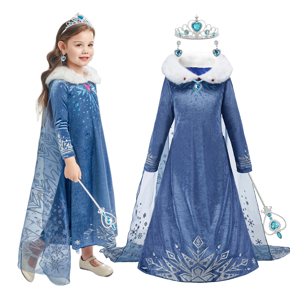 2025 Kid Elsa Anna Costume Gir – Woodworking Women Bewertung und Preis