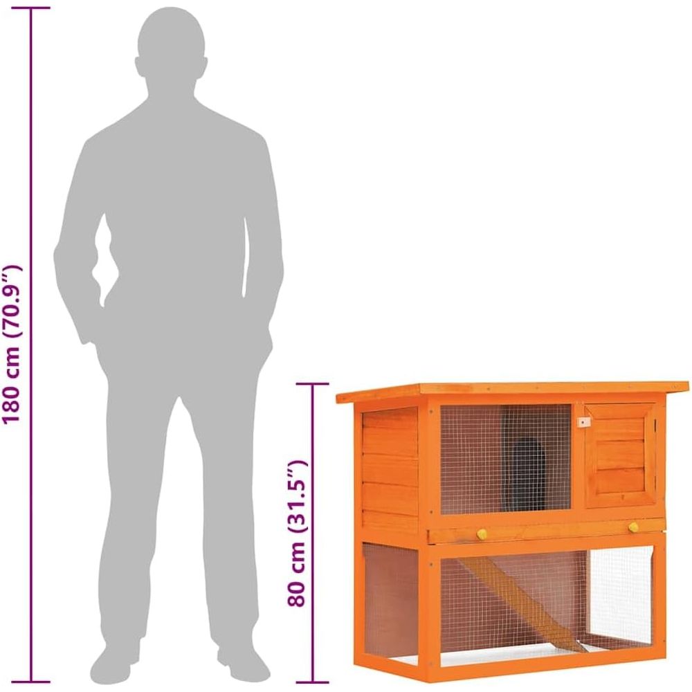 Spacious Wooden Rabbit Hutch w – Woodworking Rabbet Bewertung und Preis