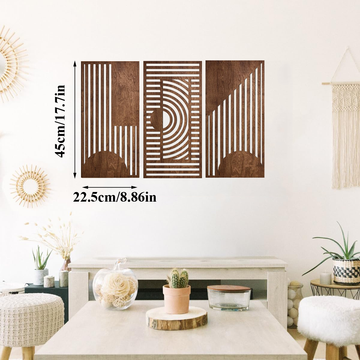 3 Pcs Geometric Wood Wall Art  – Woodworking Hobbies Bewertung und Preis