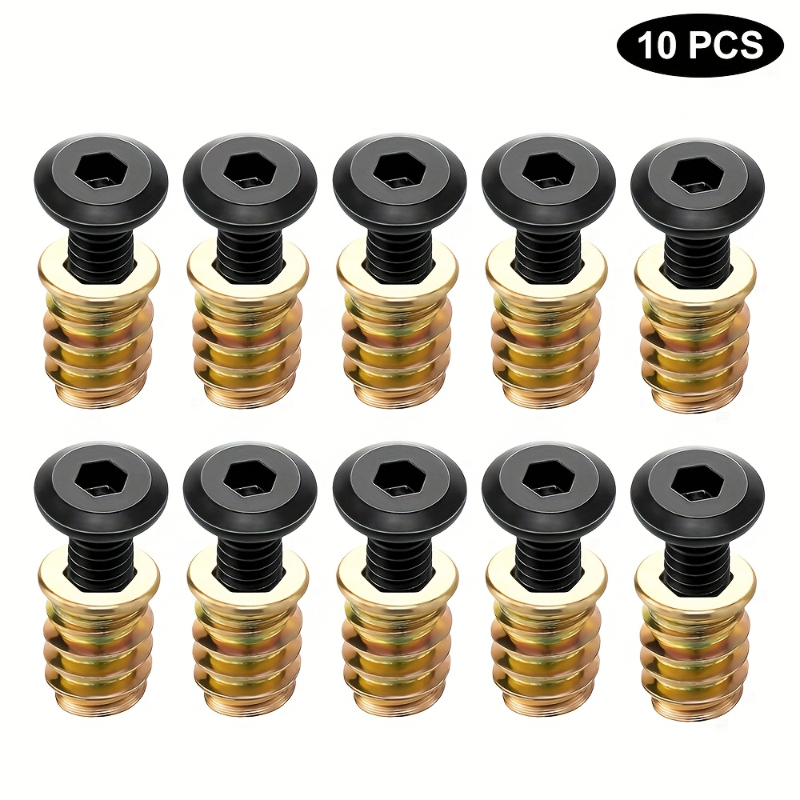 10PCS Nut Threaded Inserts Com – Woodworking Class Bewertung und Preis