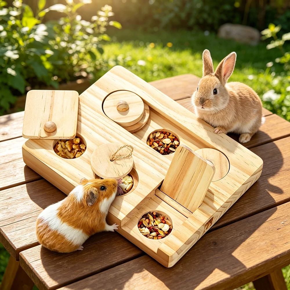 Guinea Pig Foraging Toys 6 in  – Woodworking Rabbet Bewertung und Preis