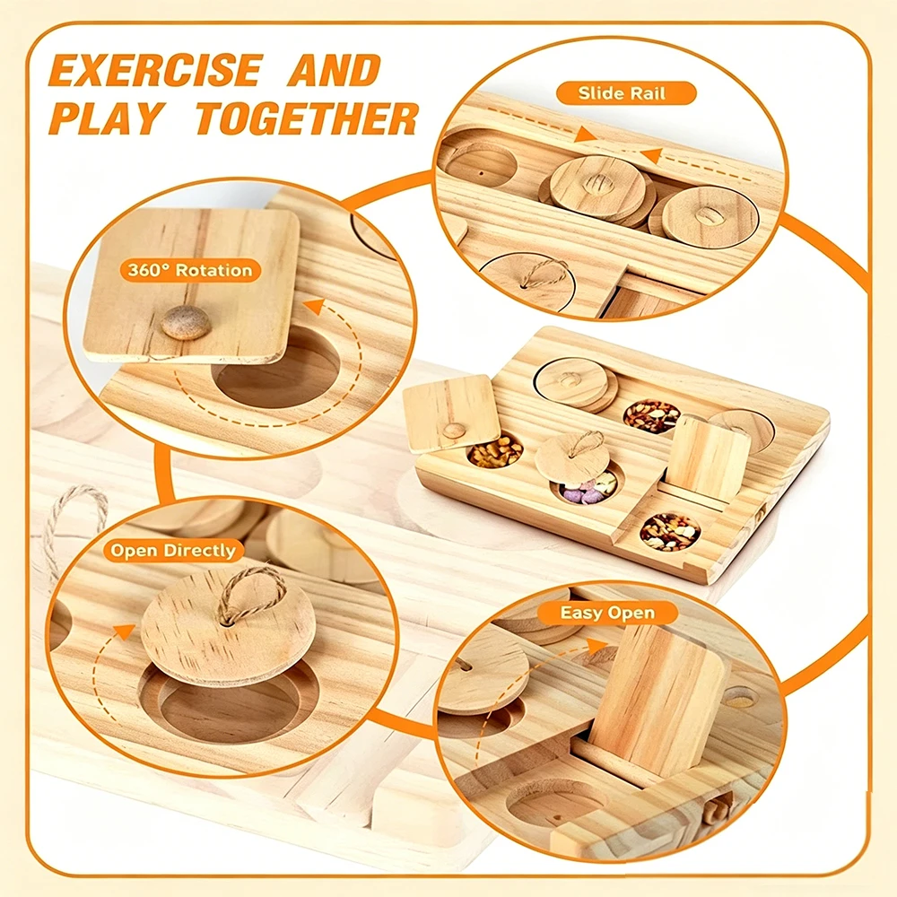 Guinea Pig Foraging Toys 6 in  – Woodworking Rabbet Bewertung und Preis