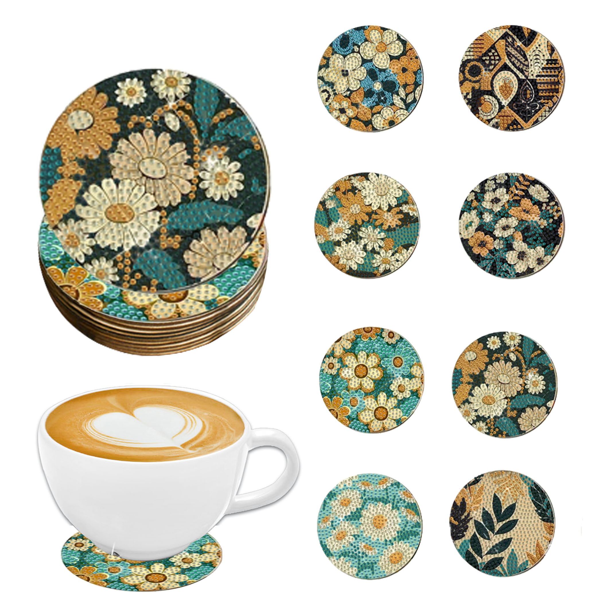 8 pieces DIY diamond Painting  – Woodworking Hobbies Bewertung und Preis