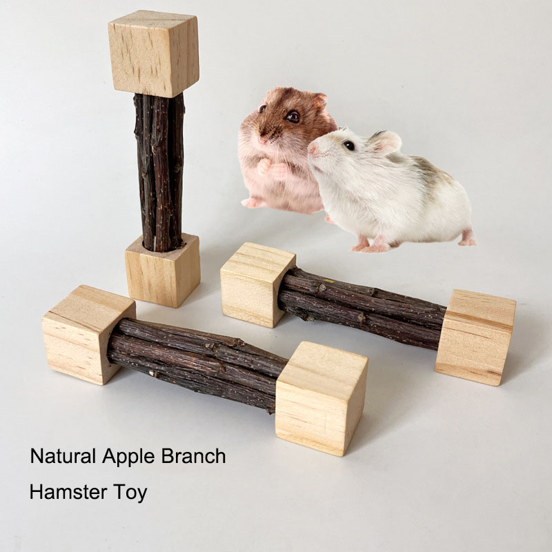 Pet Hamster Toy Natural Apple  – Woodworking Rabbet Bewertung und Preis