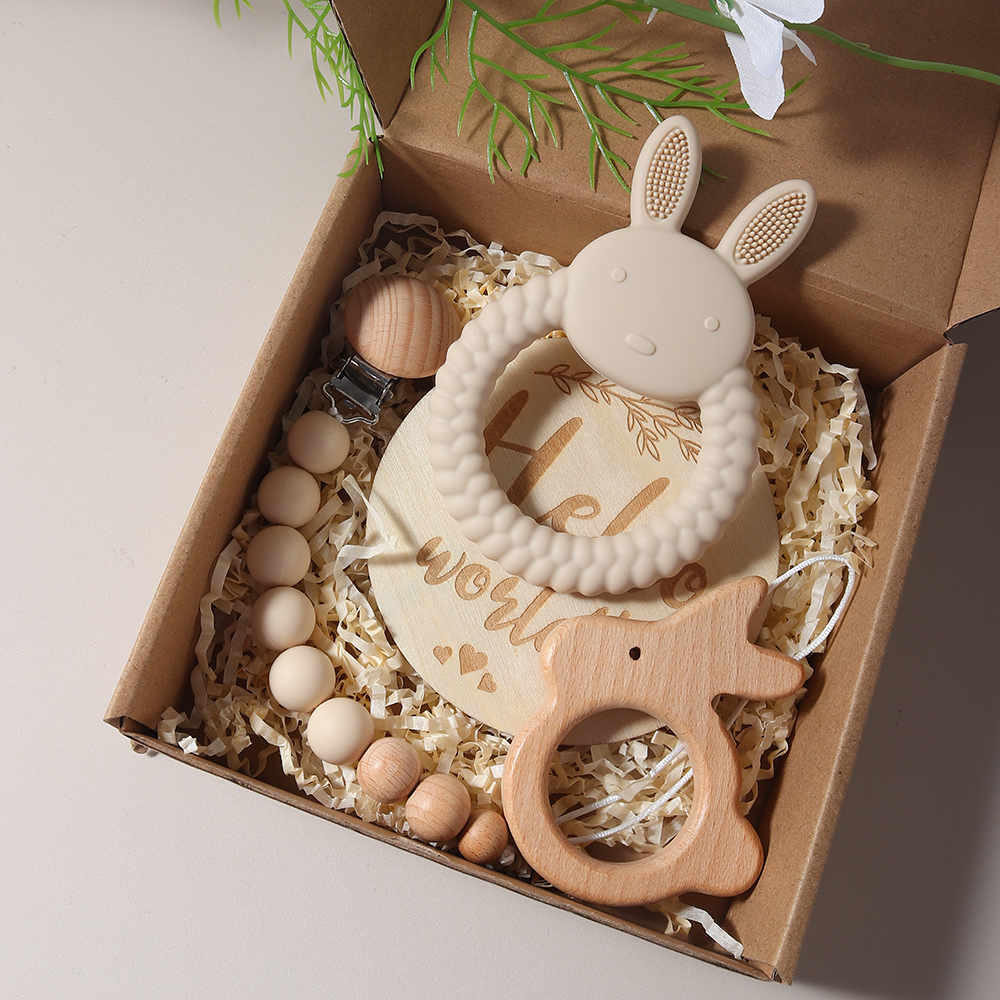 New born baby gift set silicon – Woodworking Rabbet Bewertung und Preis